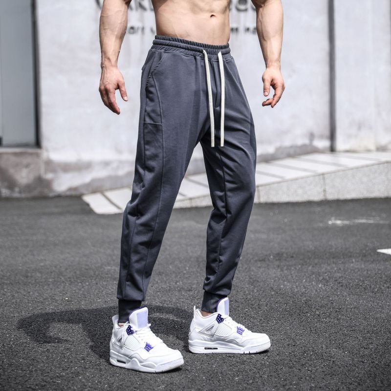 THWEI Linen Pants Mens Casual Drastring Loose Fit Summer
