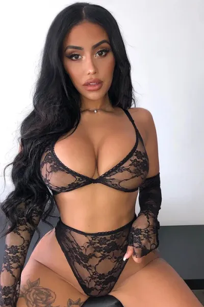 Women Sexy Sling Lace Bra Set - Cute Girl Three-Point Type