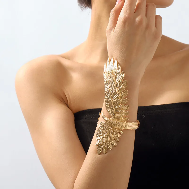 Fashion Personality Exaggerated Punk Style Alloy Eagle Bracelet Bangle