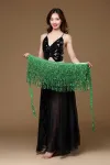 Four-Layer Tassel Dark Green