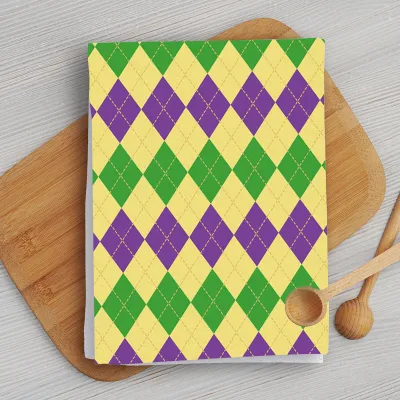 Mardi Gras Carnival Holiday Kitchen Decoration Dishwashing Towel