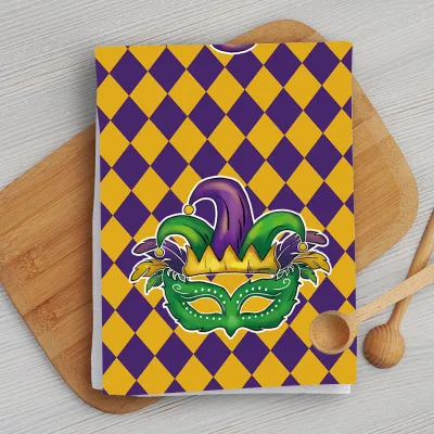 Mardi Gras Carnival Holiday Kitchen Decoration Dishwashing Towel