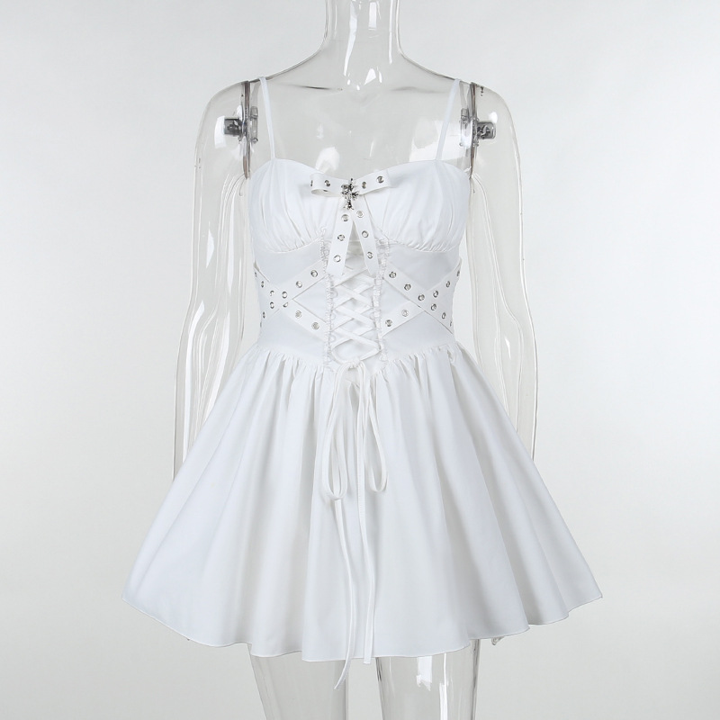 TELOPLAN⭐︎Ying Dress Wholesale Women Fashion Gothic Slim-Fit Strap Sling Dress