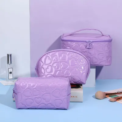 Dopamine Y2k Valentine Heart Large Capacity Cosmetic Bag