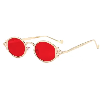 Vintage Street Y2K Fashion Steam Punk Sunglasses Gothic Carved Glasses
