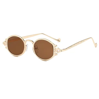 Vintage Street Y2K Fashion Steam Punk Sunglasses Gothic Carved Glasses