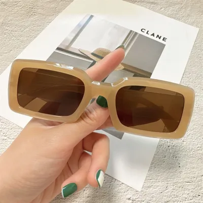 Fashion Men Women Square Anti-Uv Sunglasses