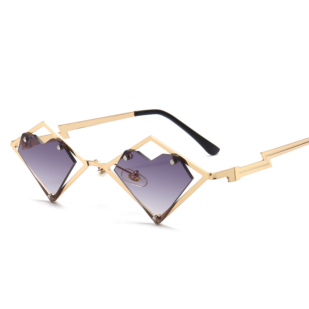 サングラス honghol M IN LOVE 200493 Fashion Sunglasses HSHA_HMF2004-93_ M10054-HEART-CM-_NEW_-metal-