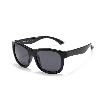 Kids Unisex Casual Basic Solid Color TPEE Sunglasses Square Frame for Hip-Hop Style