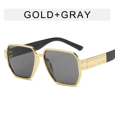 Women's Retro Polygon Large Frame Fashion Sunglasses
