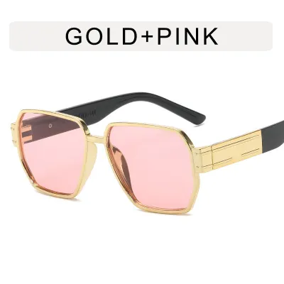 Women's Retro Polygon Large Frame Fashion Sunglasses