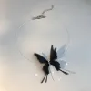 Black Mesh Butterfly