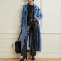 Chaleco de chaqueta vaquera de manga corta a la moda para mujer