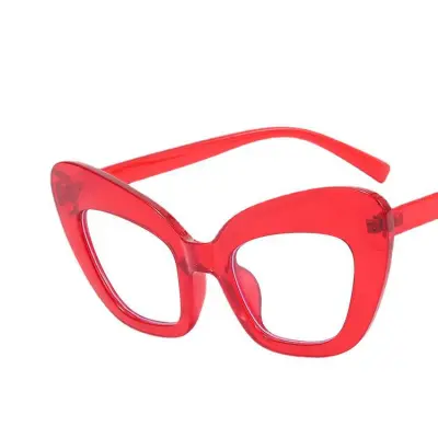 Women's Fashion Cat Eye Anti-Blue Light Plastic Glasses Frame