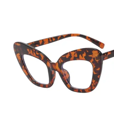 Women's Fashion Cat Eye Anti-Blue Light Plastic Glasses Frame