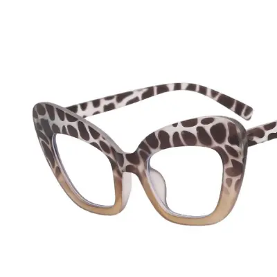 Women's Fashion Cat Eye Anti-Blue Light Plastic Glasses Frame