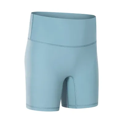 Women's Cotton Blend Yoga Stretch Sports Shorts Solid Color