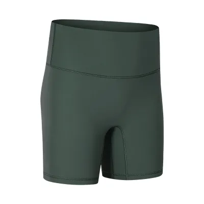 Women's Cotton Blend Yoga Stretch Sports Shorts Solid Color