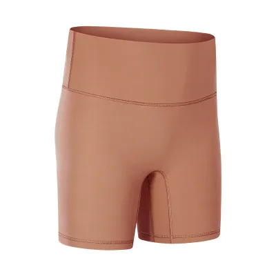 Women's Cotton Blend Yoga Stretch Sports Shorts Solid Color