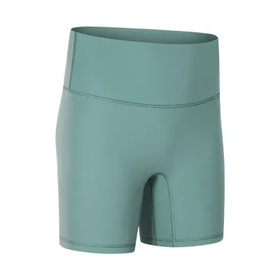 Women's Cotton Blend Yoga Stretch Sports Shorts Solid Color