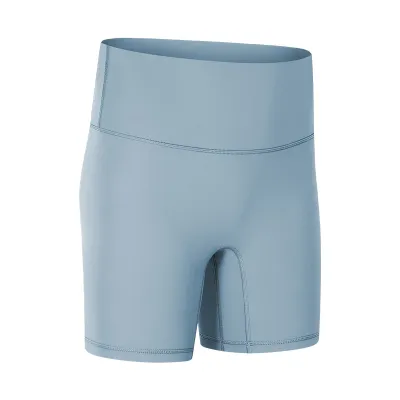 Women's Cotton Blend Yoga Stretch Sports Shorts Solid Color