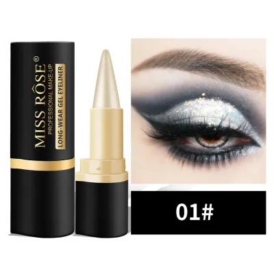 MISS ROSE Women Long-Lasting Matte Quick-Drying Eyeliner Pen Waterproof Smudge-Proof