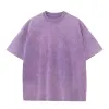 230G Purple T-Shirt (Washed And Old)