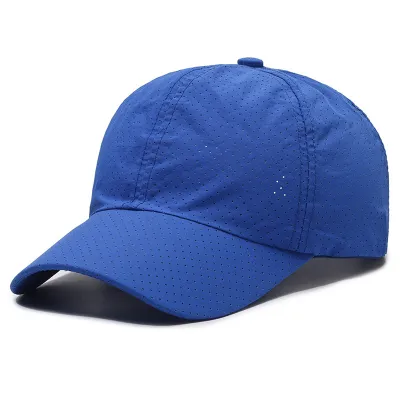 Neutral Fashion Simple Laser Punching Breathable Acrylic Dome Cap