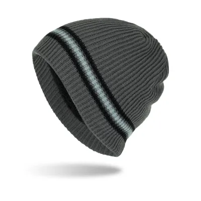 Neutral Fashion Plus Velvet Warm Knitted Wool Hat