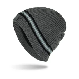 Neutral Fashion Plus Velvet Warm Knitted Wool Hat