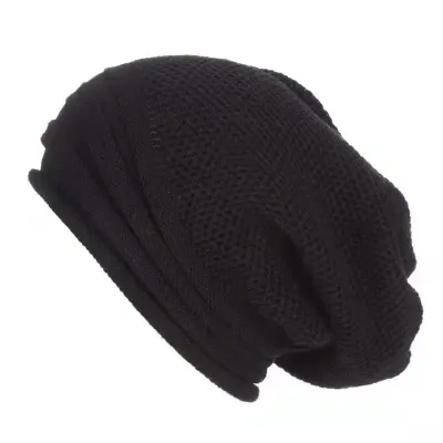 Neutral Fashion Solid Color Warm Breathable Knitted Hat Beanie