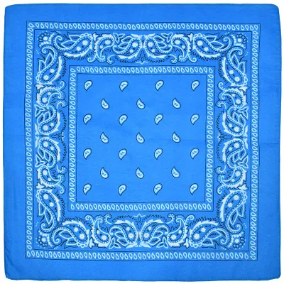 Women's Fashion Polyester Cashew Flower Printed Square Silk Scarf