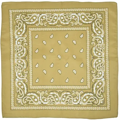 Women's Fashion Polyester Cashew Flower Printed Square Silk Scarf