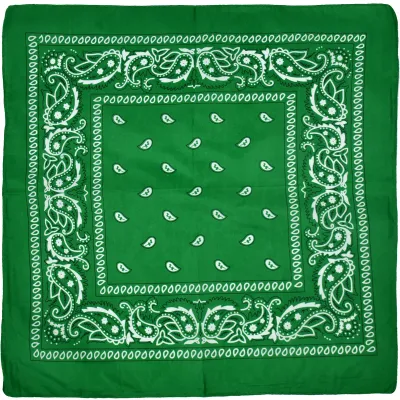 Women's Fashion Polyester Cashew Flower Printed Square Silk Scarf