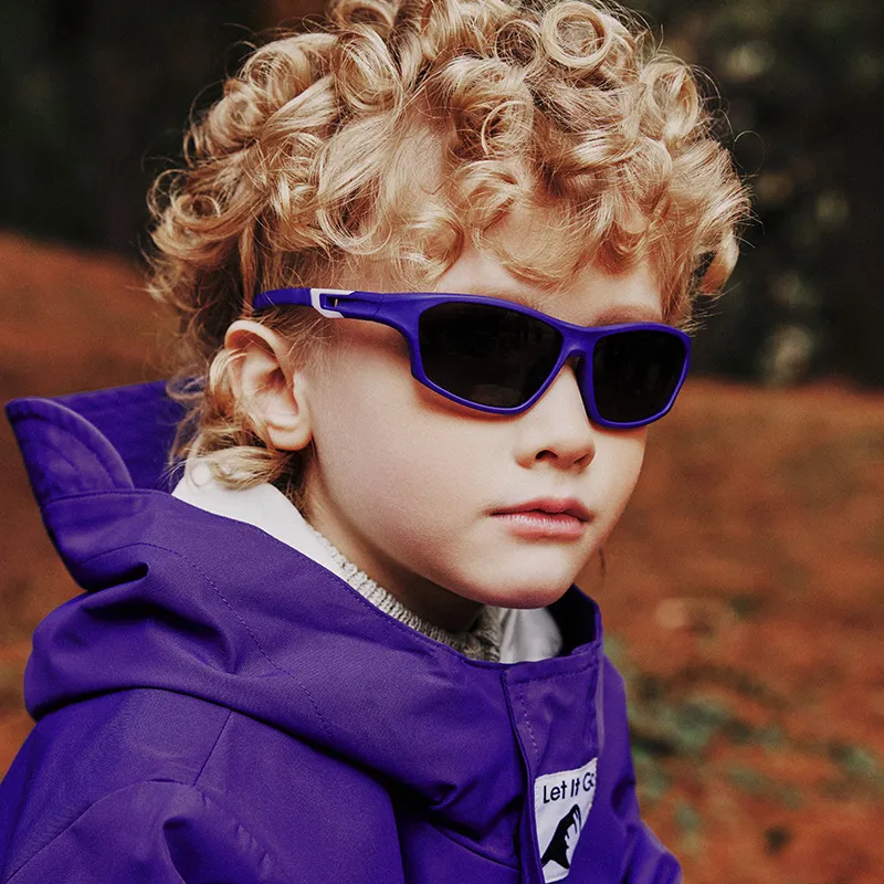 Kids Unisex Fashion Casual Outdoor Basic Square Sunglasses
