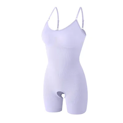 Women Fashionable Sling Solid Color Tight Belly Body Shaping Clothes