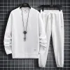A15 Waffles Sweat Set White