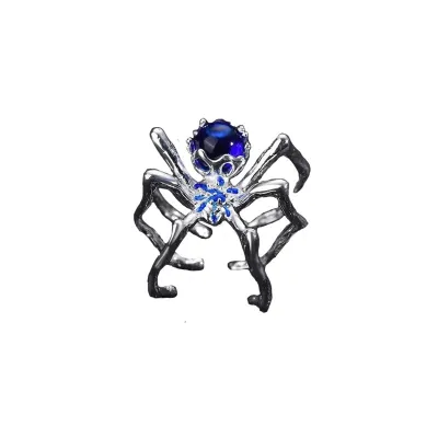Women Retro Gothic Spider Opening Ring Copper Couple Style