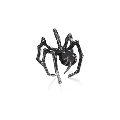 Women Retro Gothic Spider Opening Ring Copper Couple Style
