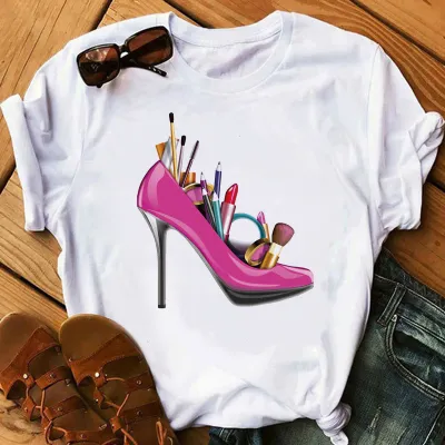 Women Fashion Personalized Printed Short-Sleeved T-Shirt