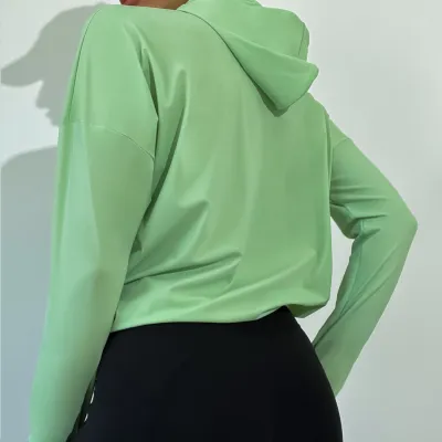 Women Casual UV-Resistant Long Sleeve Sport Top