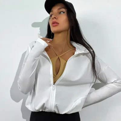 Women Casual UV-Resistant Long Sleeve Sport Top