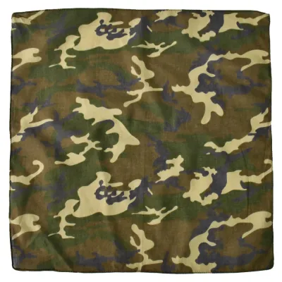 Neutral Simple Riding Camouflage Cotton Turban