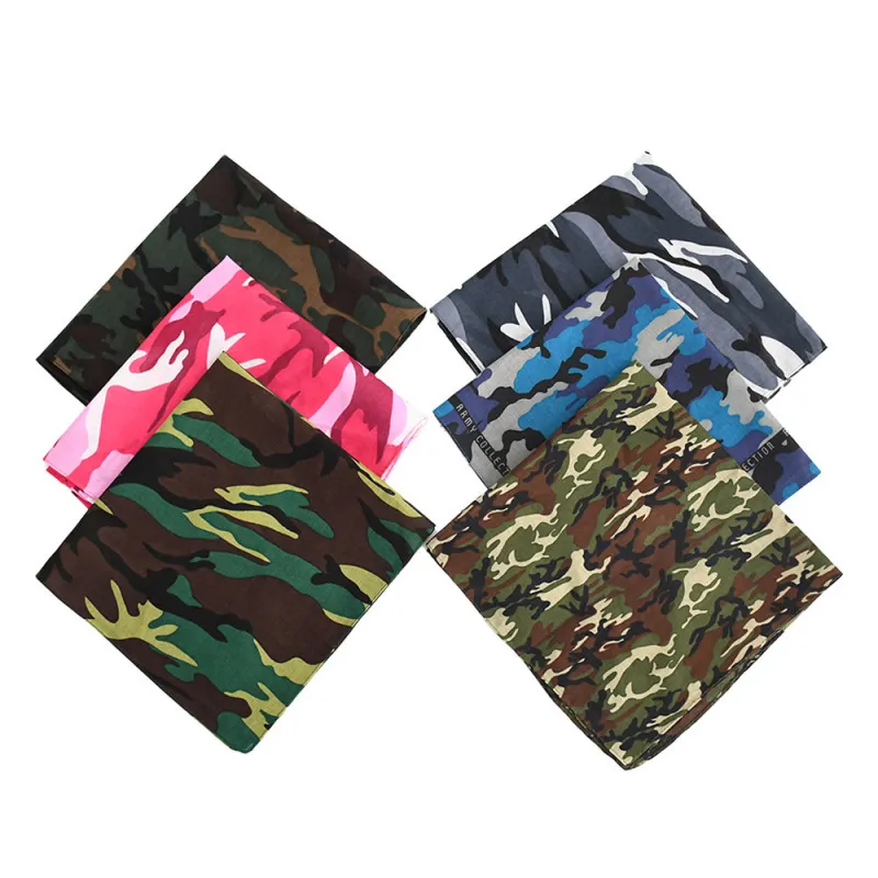 Neutral Simple Riding Camouflage Cotton Turban