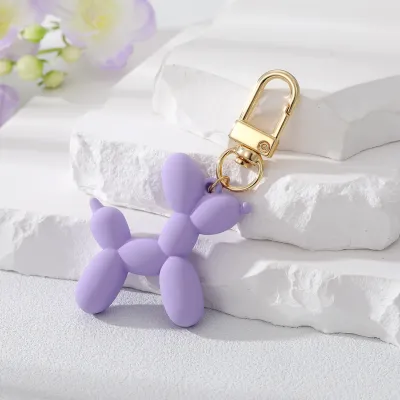 Women Cartoon Cute Multicolor Puppy Keychain Pendant