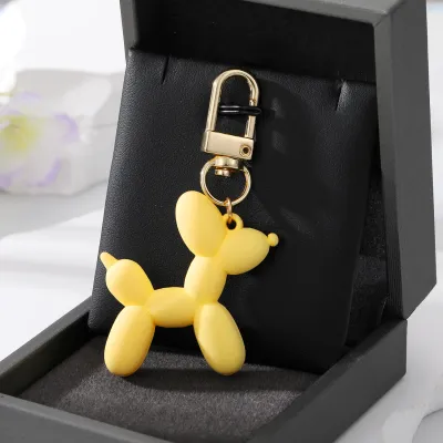 Women Cartoon Cute Multicolor Puppy Keychain Pendant