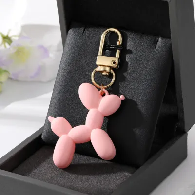 Women Cartoon Cute Multicolor Puppy Keychain Pendant