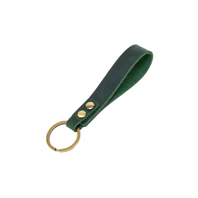Women's Fashion Retro Cow Leather Keychain Pendant