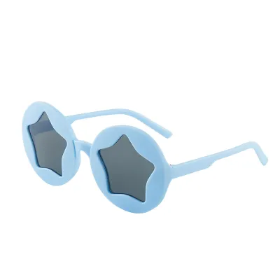 Kids Unisex Fashion Casual Cute Star Frame Sunglasses PC Material Strong