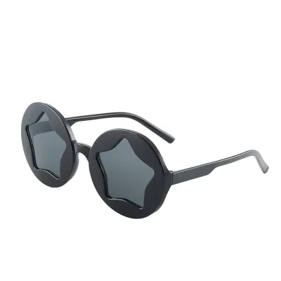 Kids Unisex Fashion Casual Cute Star Frame Sunglasses PC Material Strong